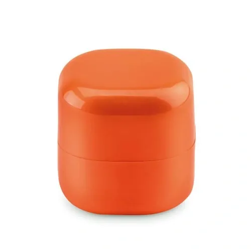 Bola de bálsamo labial natural con SPF10 sabor vainilla ref MO9586 - Back Naranja