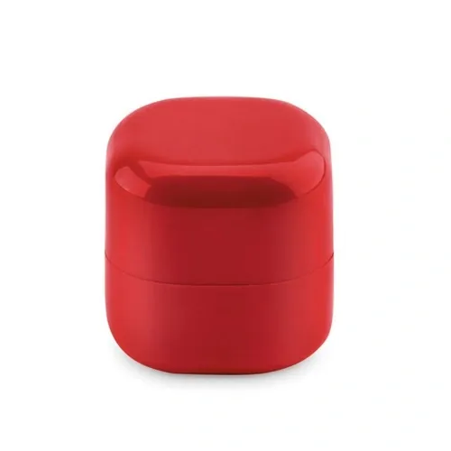 Bola de bálsamo labial natural con SPF10 sabor vainilla ref MO9586 - Back Rojo