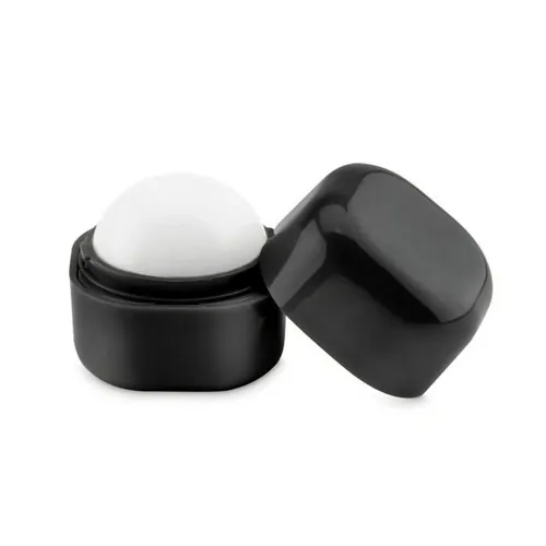 Bola de bálsamo labial natural con SPF10 sabor vainilla ref MO9586 - Front Negro