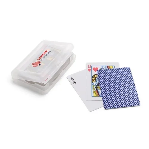 Baraja de 54 cartas laminadas en caja rígida ref 98081 - Azul