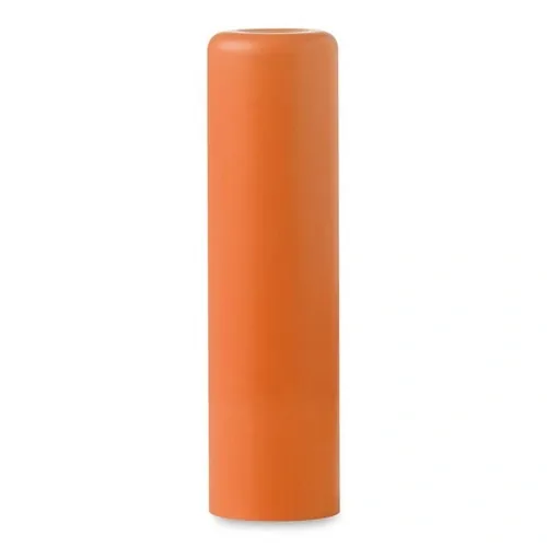 Bálsamo labial natural con sabor a vainilla y SPF10 ref IT2698 - Front Naranja