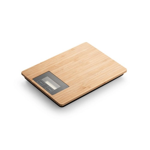 Báscula de cocina digital Bamboo con función de tara ref 94312