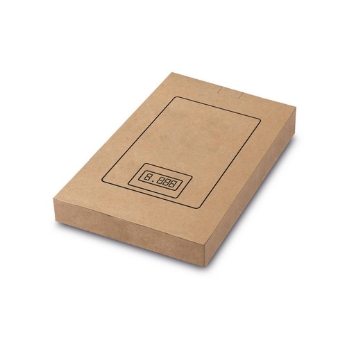 Báscula de cocina digital Bamboo con función de tara ref 94312