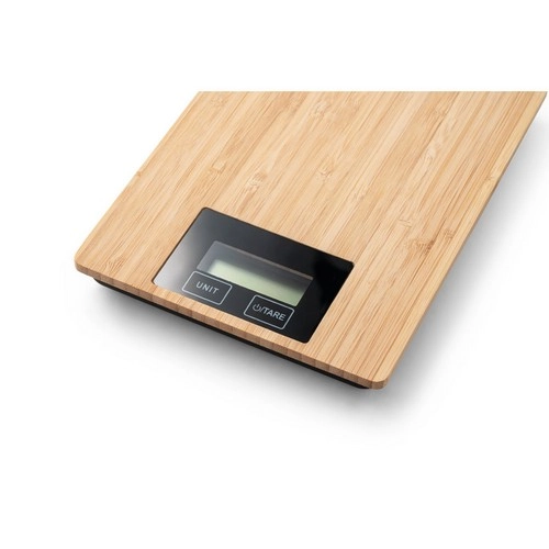 Báscula de cocina digital Bamboo con función de tara ref 94312