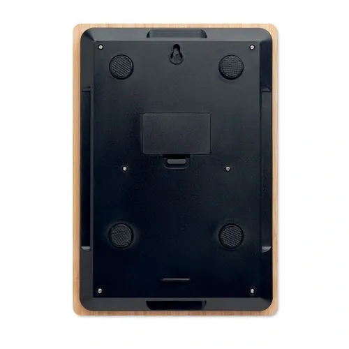 Báscula digital de cocina en bambú con pantalla LCD ref MO6245 - Back Madera