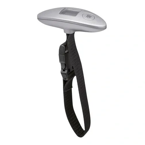 Báscula para maletas con capacidad de 40Kg ref MO8048 - Front Plata Mate