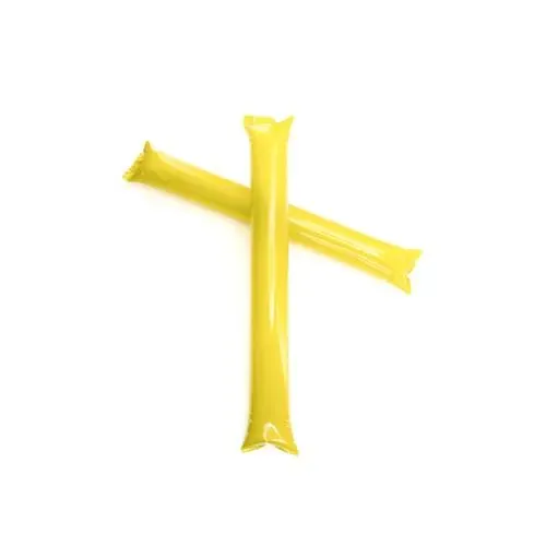 Bastom sticks ruidosos reutilizables con válvula inflado ref 9075 - Amarillo