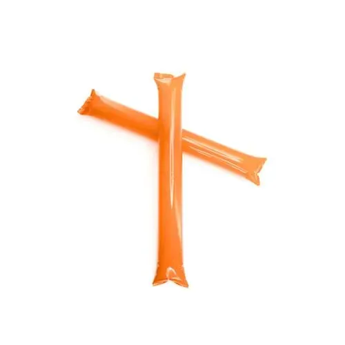 Bastom sticks ruidosos reutilizables con válvula inflado ref 9075 - Naranja