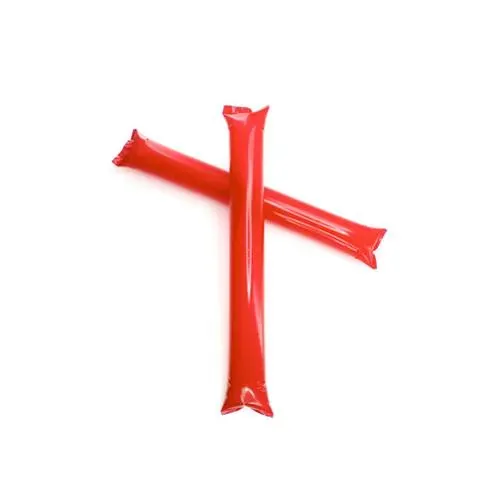 Bastom sticks ruidosos reutilizables con válvula inflado ref 9075 - Rojo