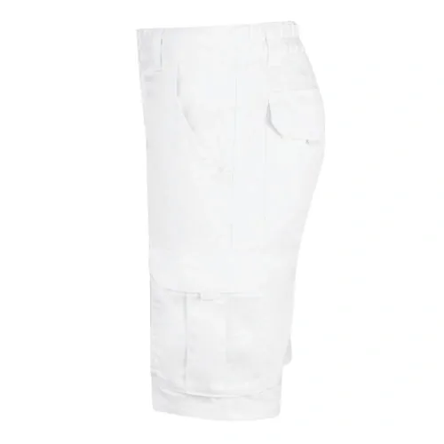 Bermudas elásticas multibolsillos cómodas y prácticas ref 36017 - Blanco 02