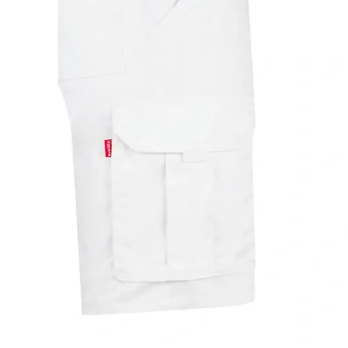 Bermudas elásticas multibolsillos cómodas y prácticas ref 36017 - Blanco 04