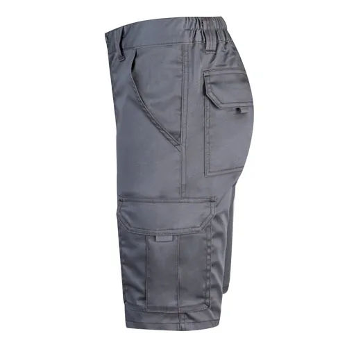 Bermudas elásticas multibolsillos cómodas y prácticas ref 36017 - Gris 02