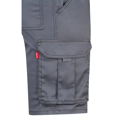 Bermudas elásticas multibolsillos cómodas y prácticas ref 36017 - Gris 04