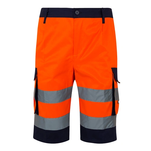 Bermudas multibolsillos bicolor con bandas reflectantes ref 36089