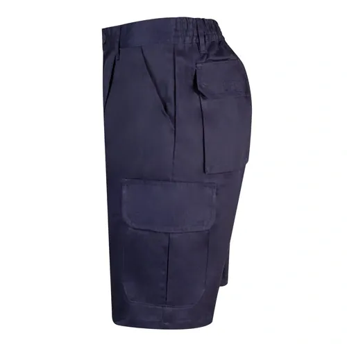 Bermudas multibolsillos con cinturilla elástica ref 36115 - Azul 02