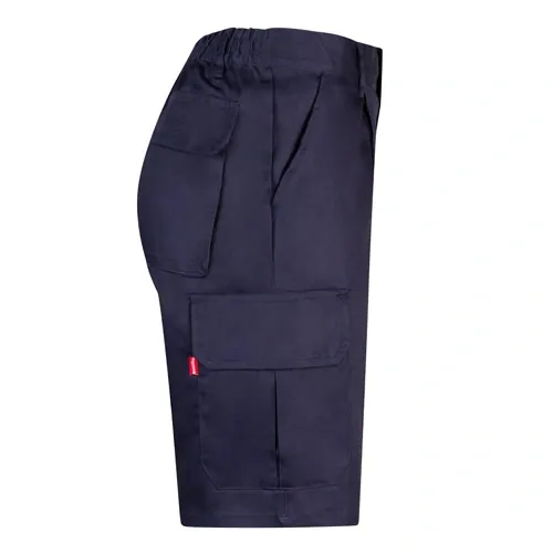 Bermudas multibolsillos con cinturilla elástica ref 36115 - Azul 03