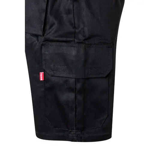 Bermudas multibolsillos con cinturilla elástica ref 36115 - Negro 04