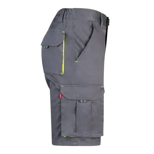 Bermudas multibolsillos elásticas bicolor con seis bolsillos ref 36018 - Gris 03