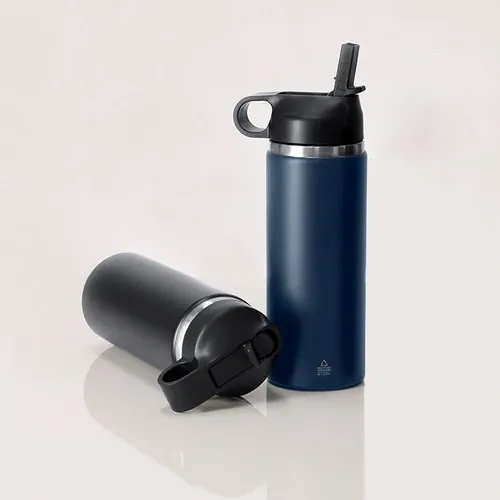 Bidón Acero Inoxidable Reciclado 500 ml con Dosificador ref 22005 - 06