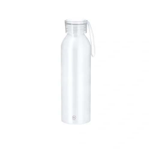 Bidón aluminio reciclado sin BPA Nomar 650ml ref NO21 - Blanco
