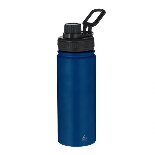Bidón de Acero Inox Reciclado con Asa Ajustable ref FE24 - Azul Marino