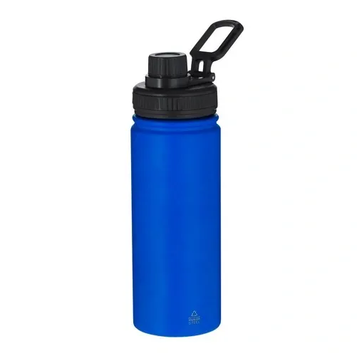 Bidón de Acero Inox Reciclado con Asa Ajustable ref FE24 - Azul Royal