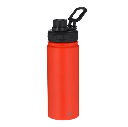 Bidón de Acero Inox Reciclado con Asa Ajustable ref FE24 - Rojo