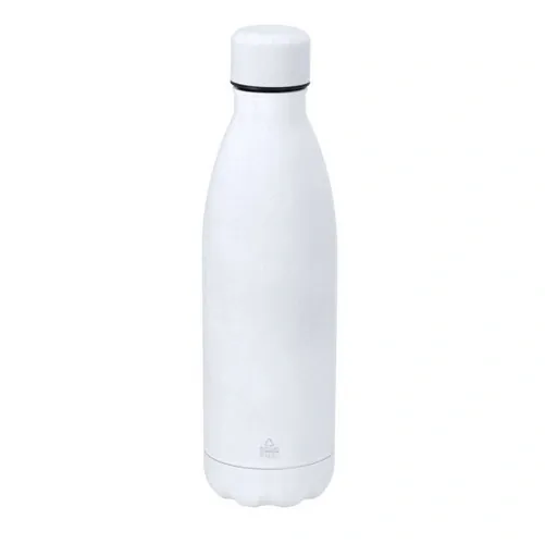 Bidón de acero reciclado con acabado mate ref BR33 - Blanco