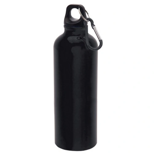 Bidón de aluminio 750 ml con mosquetón integrado ref DE16
