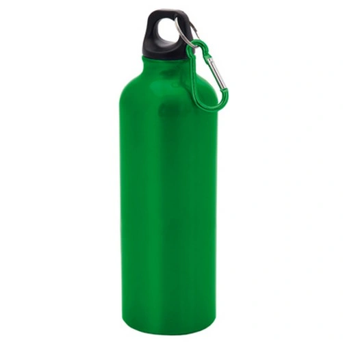 Bidón de aluminio 750 ml con mosquetón integrado ref DE16