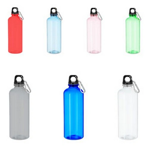 Bidón RPET 630 ml con mosquetón para fácil transporte ref HO25