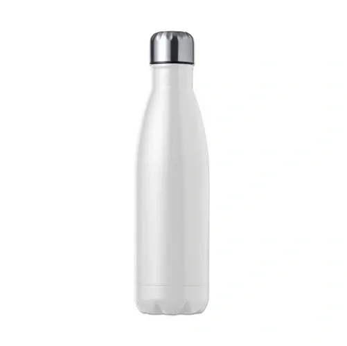 Bidón térmico de acero inox 550 ml libre de BPA ref LI26 - Blanco