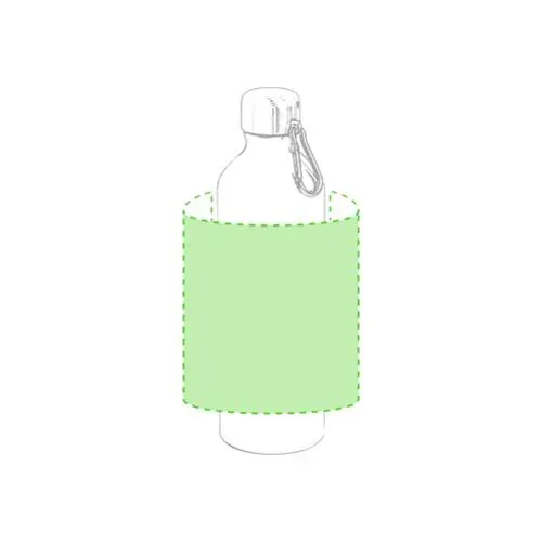 Bidón Nature 800 ml Aluminio Mate y Tapón de Bambú ref 1364 - 04