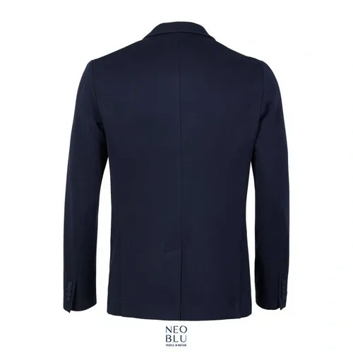 Blazer piqué sin etiqueta para branding ref S03169 - Noche Back