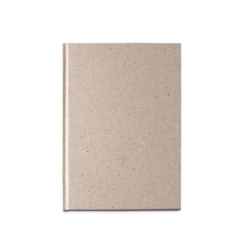 Bloc de notas A5 ecológico de residuos de té y algodón ref 93296 - Natural