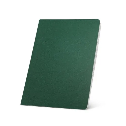 Bloc de notas A5 reciclado con 80 páginas rayadas ref 93495 - Verde Oscuro