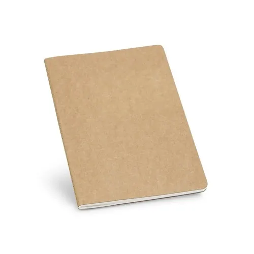 Bloc de notas A5 reciclado con bolsillo interior ref 93439 - Natural 01