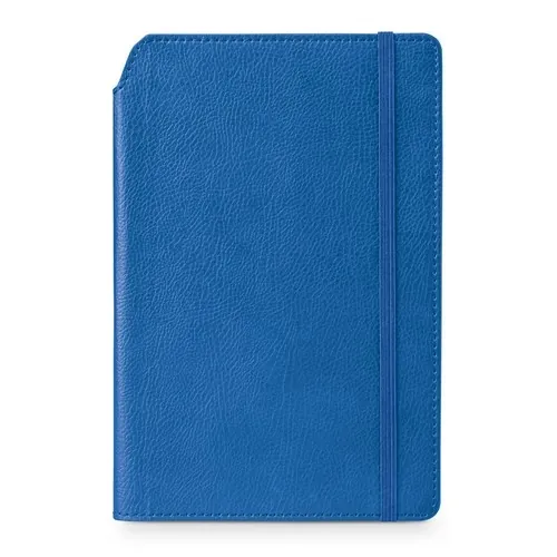 Bloc de notas A5 tapa dura con 192 páginas rayadas ref 93799 - Azul 01