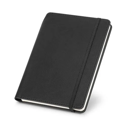 Bloc de notas A5 tapa dura con 192 páginas rayadas ref 93799 - Negro 02