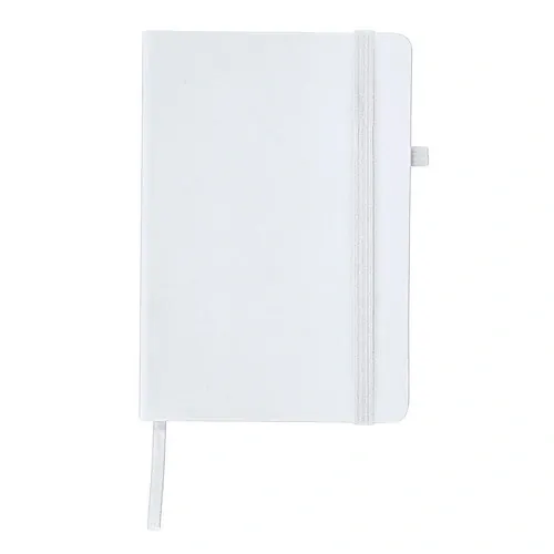 Bloc de notas Krixor personalizable y sostenible con PU reciclado ref 22122 - Blanco