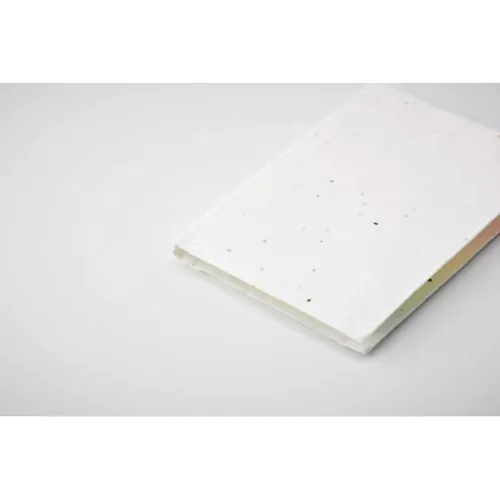Bloc de notas amarillo con semillas de amapolas ref MO6510 - Item Detail Picture Blanco