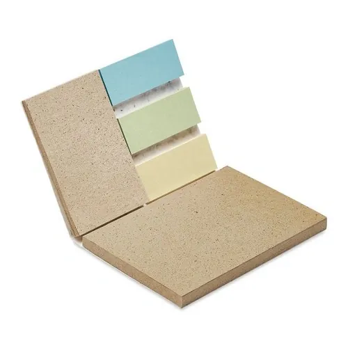 Bloc de notas ecológico con semillas de flores ref MO6235 - Open Blanco