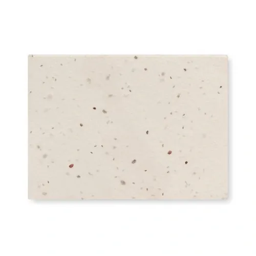 Bloc de notas ecológico con semillas de flores ref MO6235 - Side Blanco