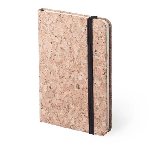 Bloc de notas corcho natural con 80 hojas lisas ref 5019 - S C