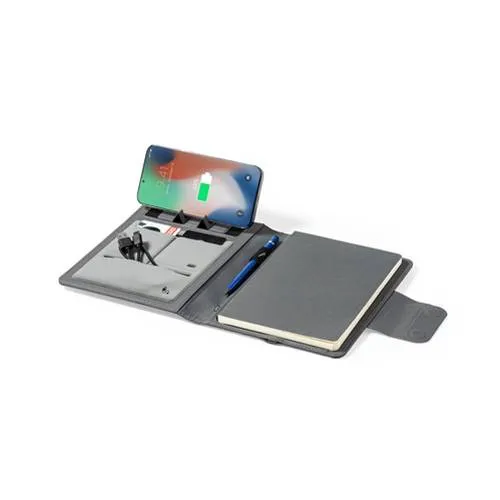 Carpeta multifunción con cargador inalámbrico 10W ref 1466