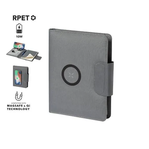 Carpeta multifunción con cargador inalámbrico 10W ref 1466