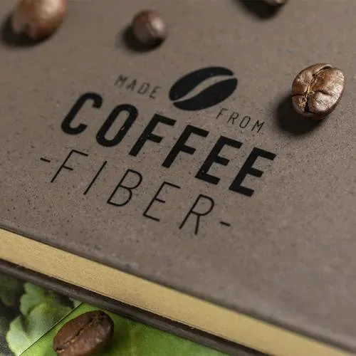 Bloc de notas de línea nature tapa rígida fibra de café ref 1414 - 06