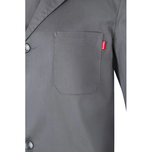 Blusa de sarga con botones y cinturón en la espalda ref 36133