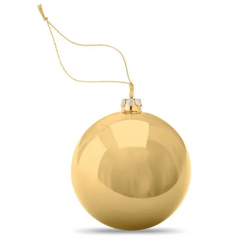 Bola navideña brillante para sublimación ref CX1466 - Back Oro