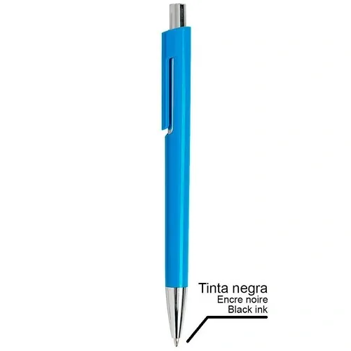 Bolígrafo ABS con carga jumbo para escritura prolongada ref BE24 - Azul Marino